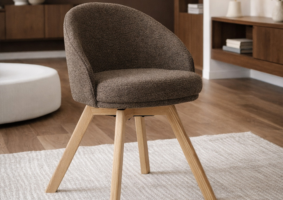 Chaise Loumi marron