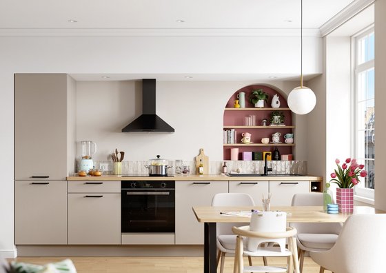 Design de Cuisine Lumineux et Fonctionnel