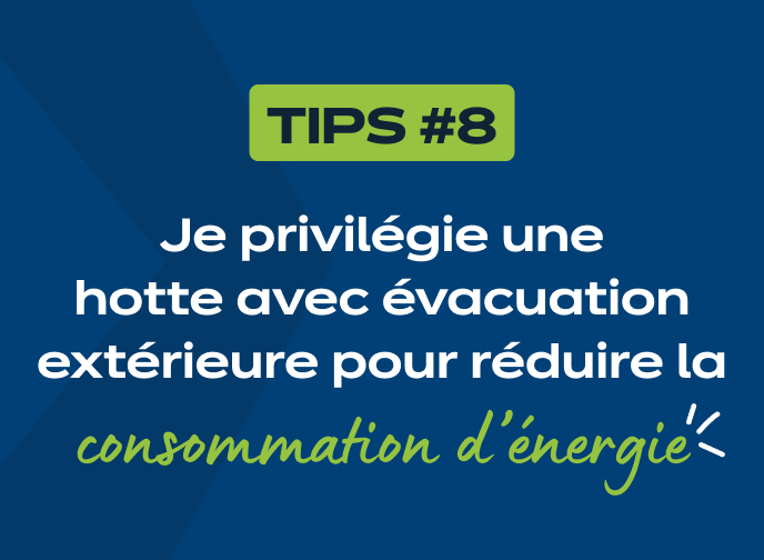 privilegier hotte avec evacuation exterieure