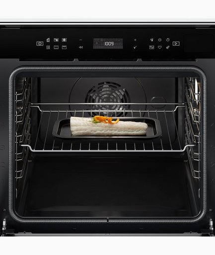 Cuisson four combiné vapeur : niveau 3 poissons et légumes