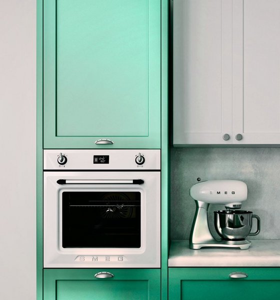 Cuisine verte : le vert menthe pour dynamiser votre cuisine équipée