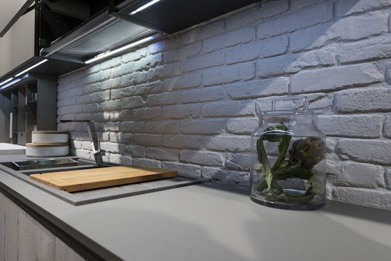 plan, travail, cuisine
